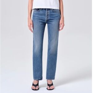 nwt agolde lana straight leg jean